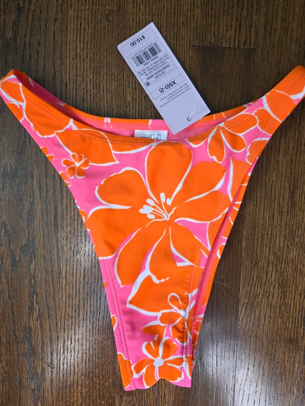 New Wild Fable Womens XS 0/2 Pink/Orange Floral Bikini Bottoms